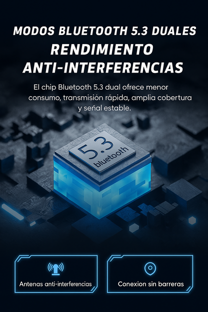 Auriculares In-Ear Bluetooth ThetaPro con Cancelación de Ruido y Control Táctil