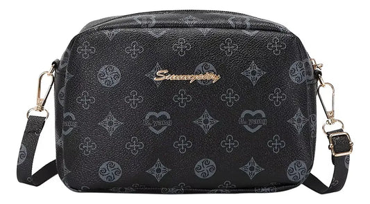 Cartera de Mujer Bolso Bandolera de Diseño con Correa Regulable Eco Cuero