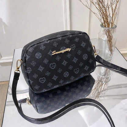 Cartera de Mujer Bolso Bandolera de Diseño con Correa Regulable Eco Cuero