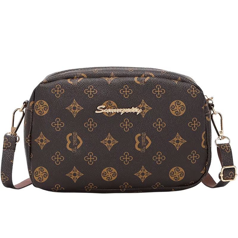 Cartera de Mujer Bolso Bandolera de Diseño con Correa Regulable Eco Cuero