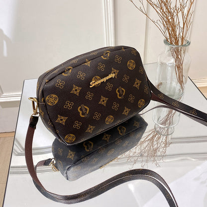 Cartera de Mujer Bolso Bandolera de Diseño con Correa Regulable Eco Cuero